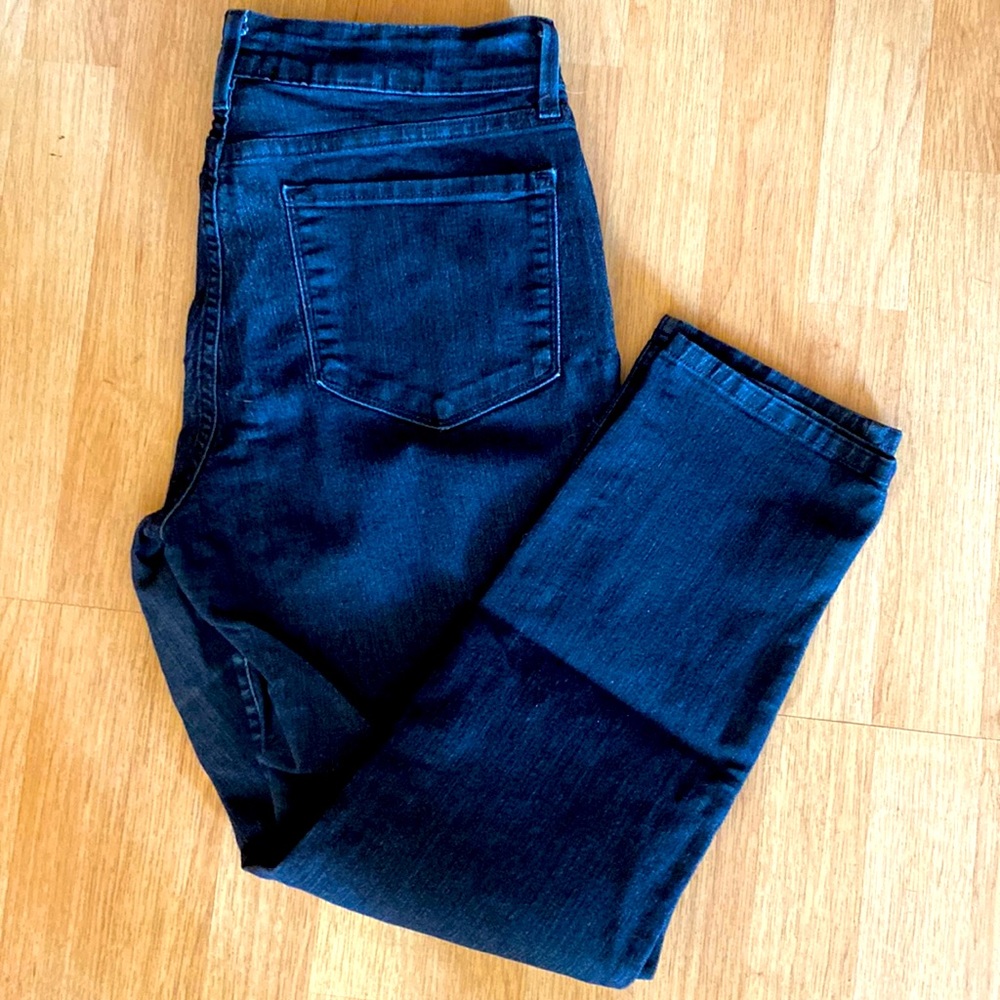 Women’s NYDJ Dark Wash Clarissa Mid Rise Ankle Jean Size 10